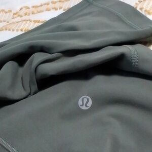 lululemon athletica Green Flare Leggings